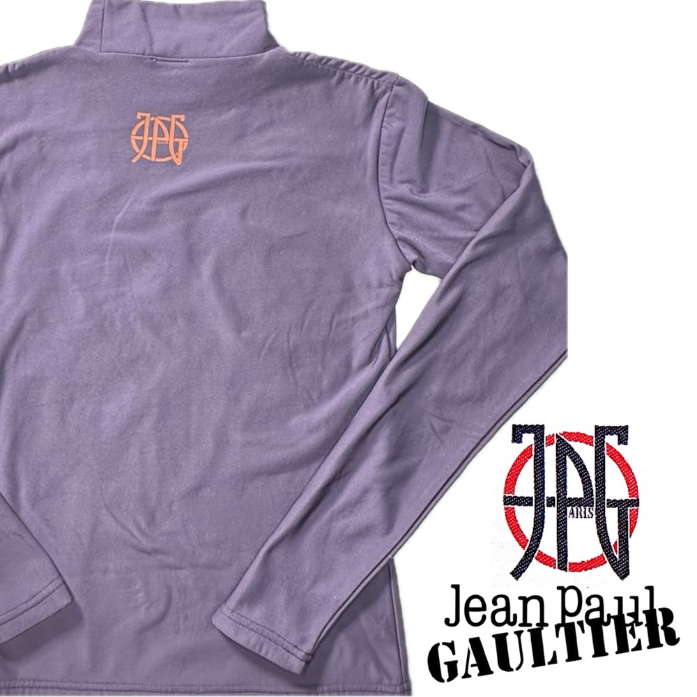 Rare 90s JPG Jean Paul Gaultier Long Sleeve Solid Purple Top - Size Medium